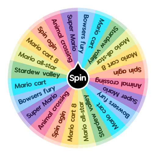 What game for Nintendo? Spin The Wheel App