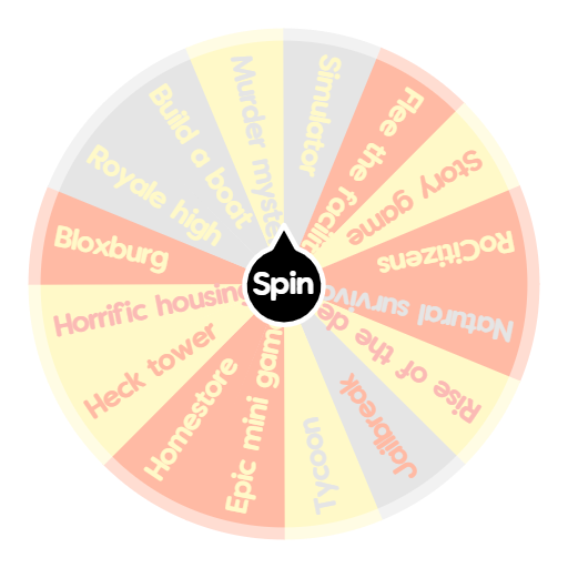 What Game To Play On Roblox Spin The Wheel App - games to play on roblox spin the wheel app