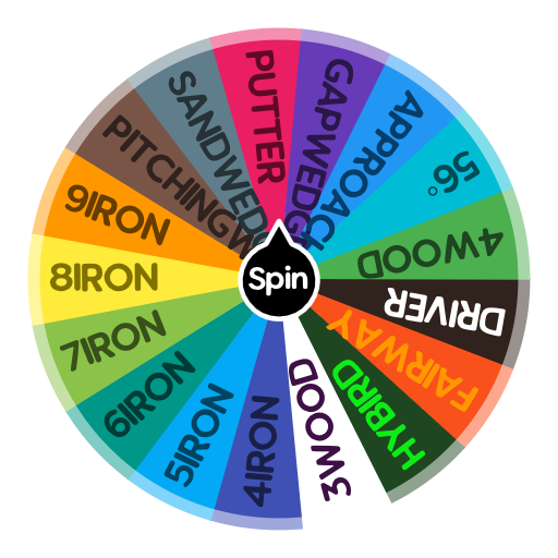 WHAT GOLFCLUB SHOULD I USE | Spin the Wheel - Random Picker