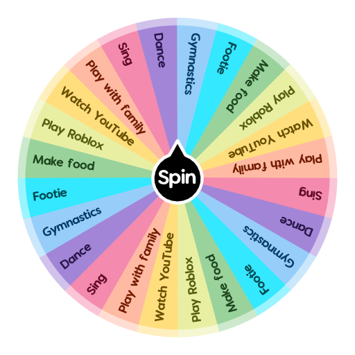 What Hobby To Do Today Is Spin The Wheel App - roblox dance gymnastics