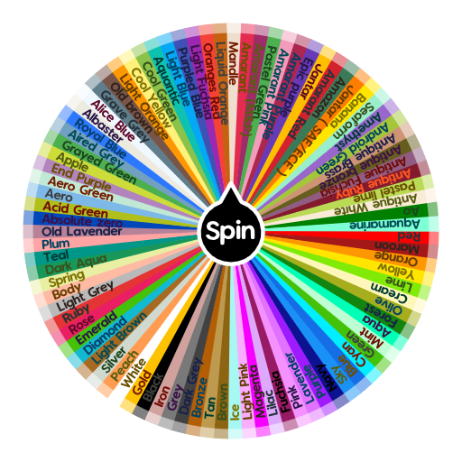 What is your color? | Spin The Wheel App