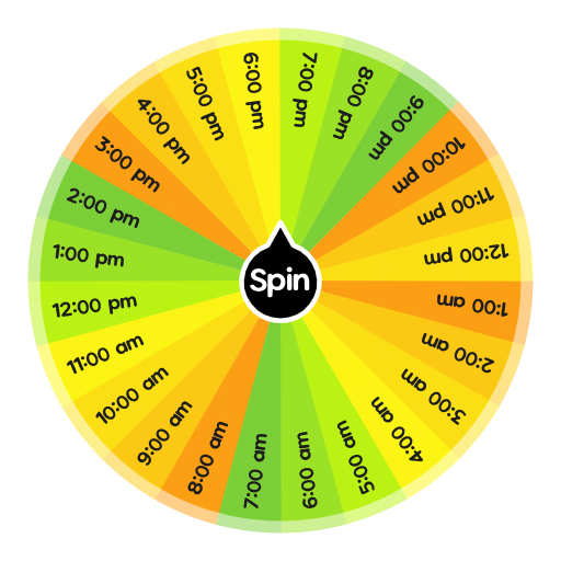 What Is Your Favorite Time Spin The Wheel Random Picker What Is Your Favorite Time Spin The Wheel Random Picker