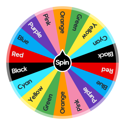 What Is Your Favourite Colour Spin The Wheel App