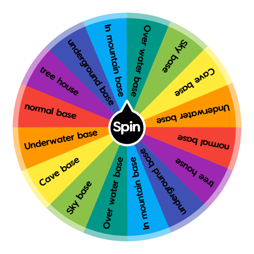 What Kind Of Base To Build On Minecraft Spin The Wheel App