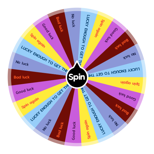 What luck | Spin the Wheel - Random Picker