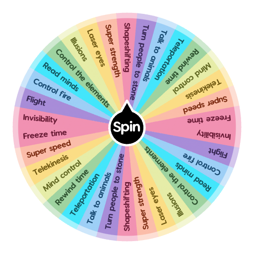 What magic power to you have | Spin the Wheel - Random Picker