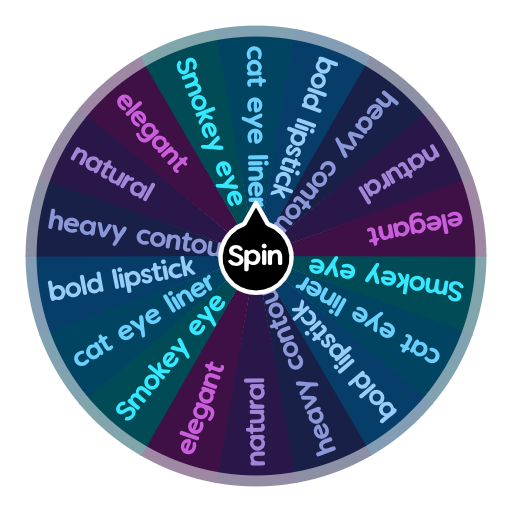 What makeup should I do Spin The Wheel App