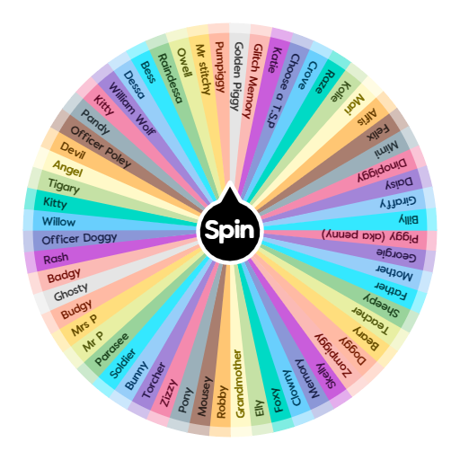 What Piggy character are you??? | Spin the Wheel - Random Picker