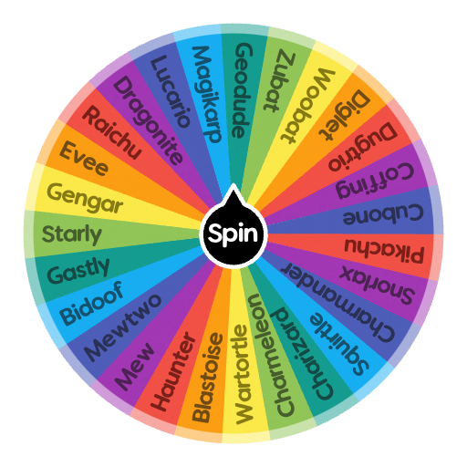 What pokemon are you | Spin the Wheel - Random Picker