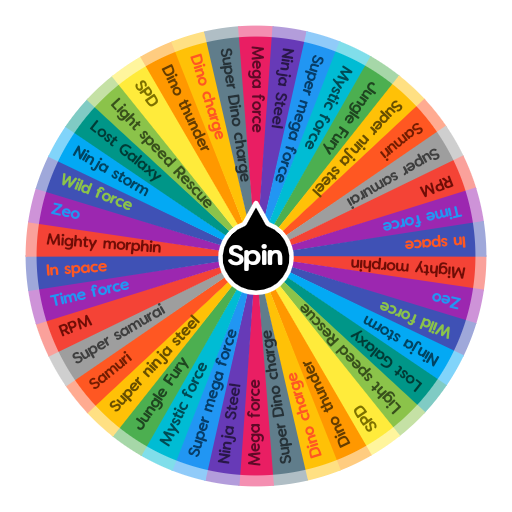 What power ranger Series to watch | Spin The Wheel App