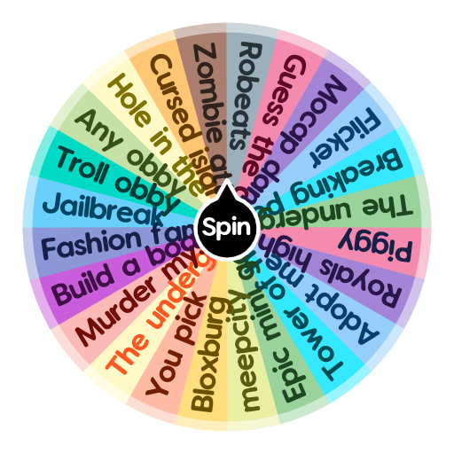 What Roblox Game Do U Play Spin The Wheel App - play roblox with u