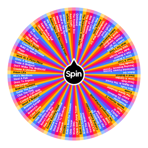 What Roblox Game To Play? | Spin The Wheel - Random Picker