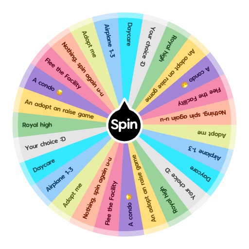 What Roblox Game To Play 3 Spin The Wheel App - me adoptan en roblox