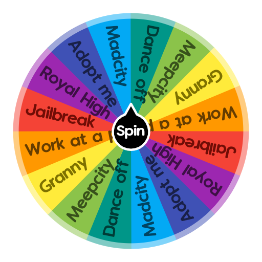 What Roblox Game Will U Play Spin The Wheel App