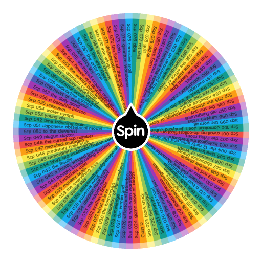 What SCP are You?  Spin the Wheel - Random Picker