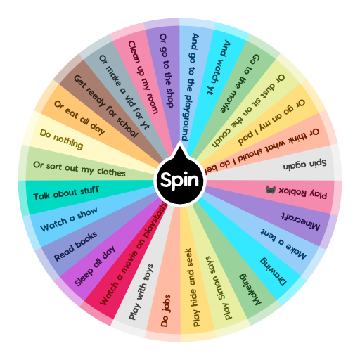 What Should I Do Today Spin The Wheel App - mystery wheel controls our life for a day in roblox w briannaplayz