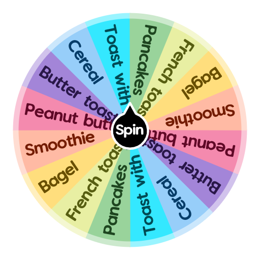 Food Spinner Wheel in 2024, For Breakfast, Lunch