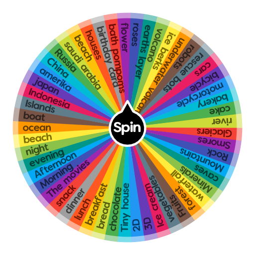 What should you draw? Spin The Wheel App