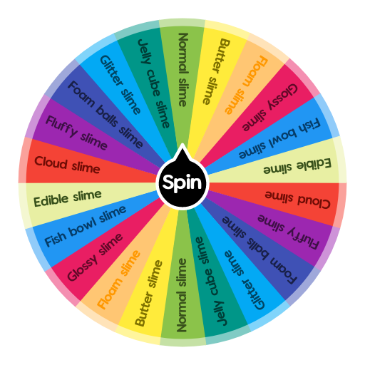 What slime should I try to make? 🤔 | Spin The Wheel App