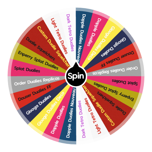 What Splatoon 3 Dualies Should You Use? | Spin the Wheel - Random Picker