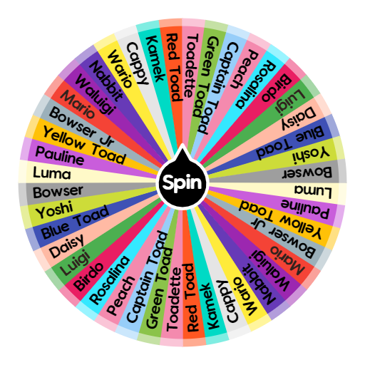 WHICH NINTENDO CHARACTER ARE YOU TODAY? Spin our wheel and find it out