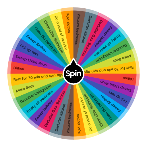 What to clean? | Spin the Wheel - Random Picker