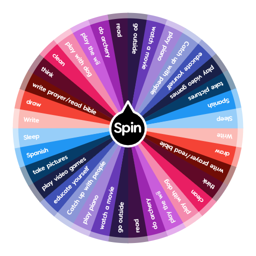 What to do | Spin the Wheel - Random Picker