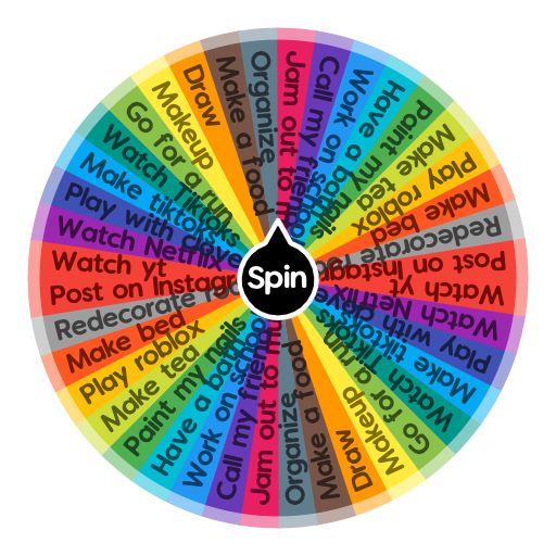 What to do when bored | Spin The Wheel App