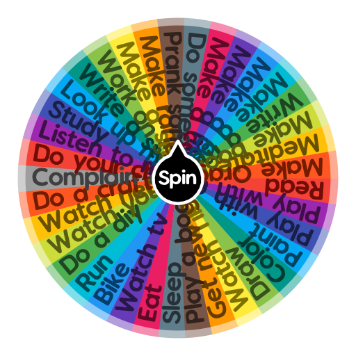 What to do when You are Bored | Spin The Wheel App