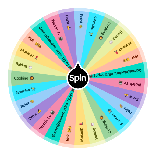 Pin by The_only_Ra!nbow on spin the wheel