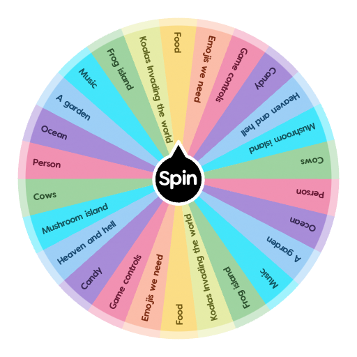 What to draw Spin The Wheel App