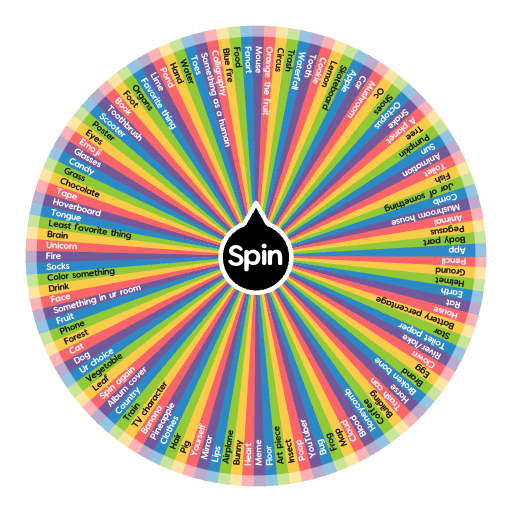 What to draw ) Spin the Wheel Random Picker