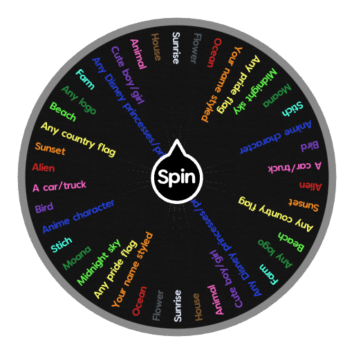 What to draw Spin the Wheel Random Picker