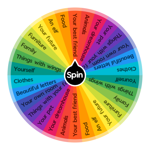 What to draw Spin The Wheel App