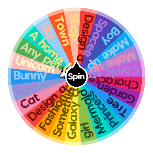 What to draw? Spin The Wheel App