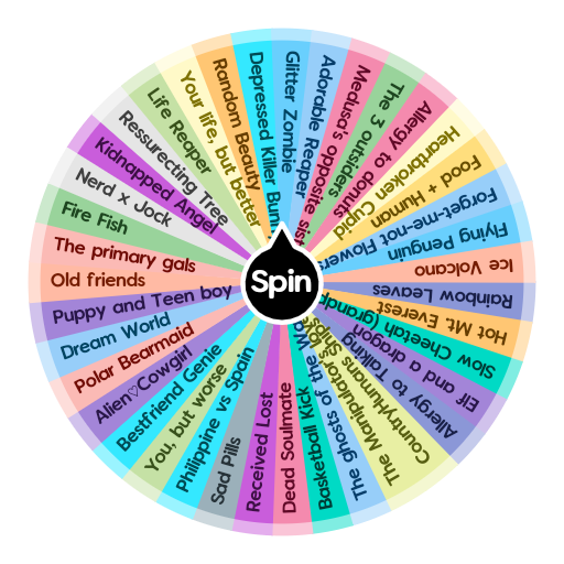 What to draw? (My random ideas P) Spin The Wheel App