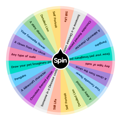 What To Draw When You Re Bored Spin The Wheel App