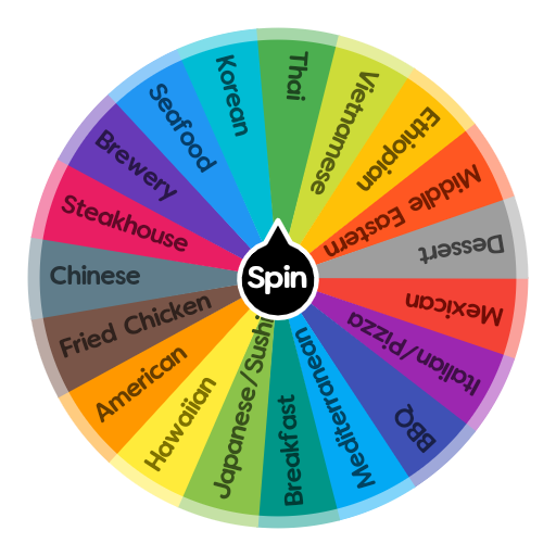 What To Eat Spin The Wheel App