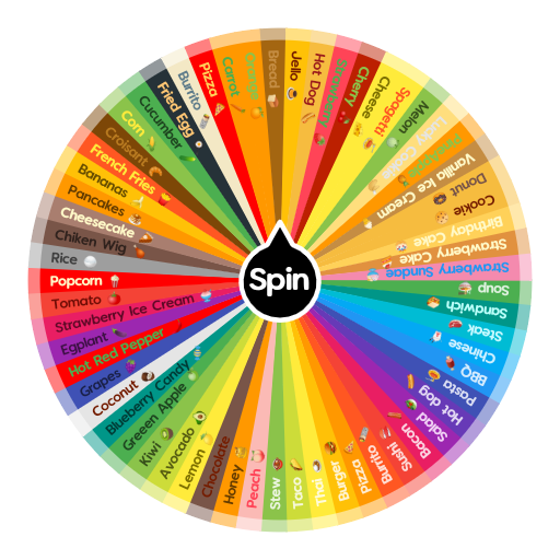 What to eat? | Spin the Wheel - Random Picker
