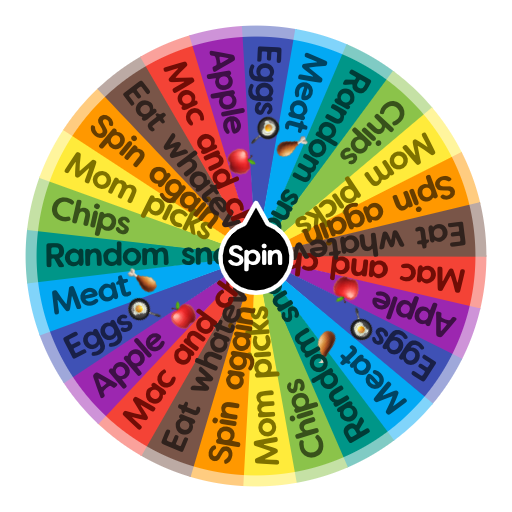 What To Eat Spin The Wheel App