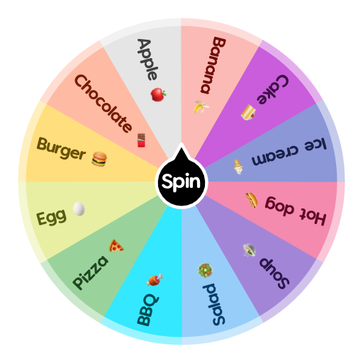 What to eat?? Spin The Wheel App