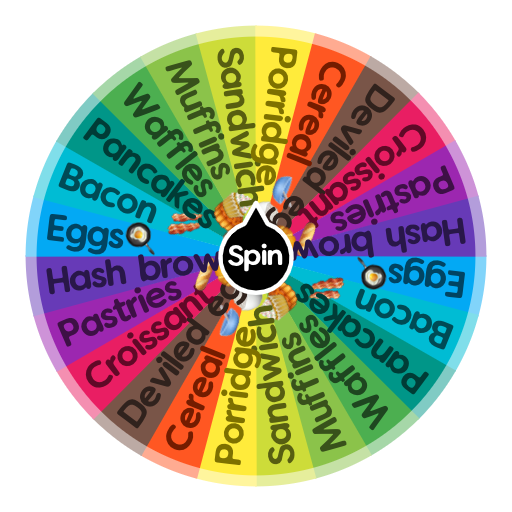 Food Spinner Wheel in 2024, For Breakfast, Lunch