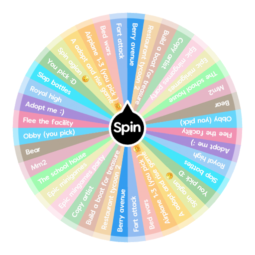 Roblox Games 1  Spin the Wheel - Random Picker