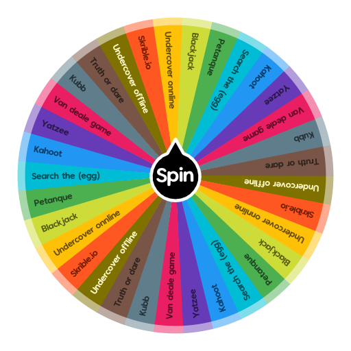 What to play whit 4+ people | Spin the Wheel - Random Picker