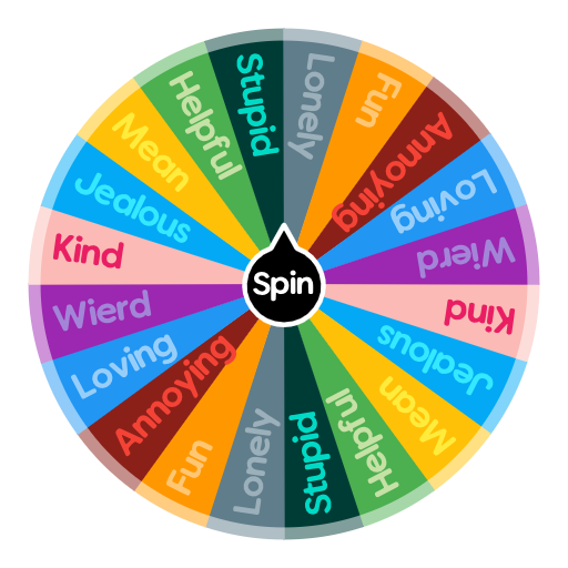 What your friends think of you | Spin the Wheel - Random Picker