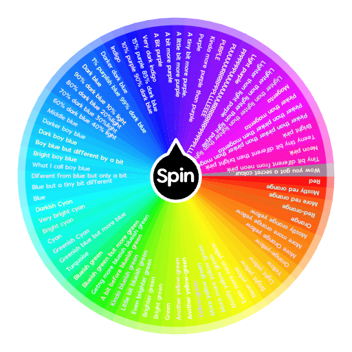 Wheel of colors | Spin the Wheel - Random Picker