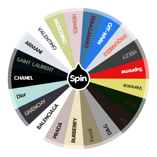 Wheel of fashion | Spin The Wheel App