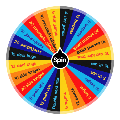 Wheel of fitness | Spin the Wheel - Random Picker