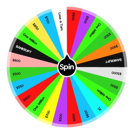 Wheel of Fortune (XL) Spin the Wheel Random Picker