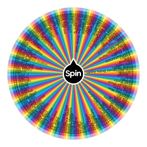 Wheel of Rappers 🐐🎤💸💥 (200) Spin the Wheel Random Picker